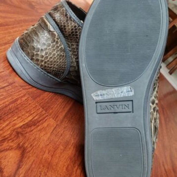 Lanvin Python Mid Top Chukka Desert Boots - Men\'s Size 10 main image 2